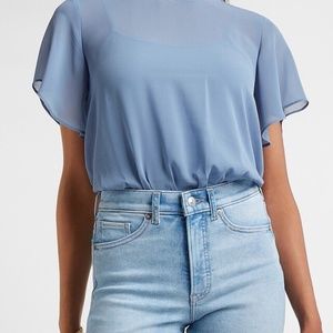 TWO Express Medium Flutter Sleeve Bodysuits